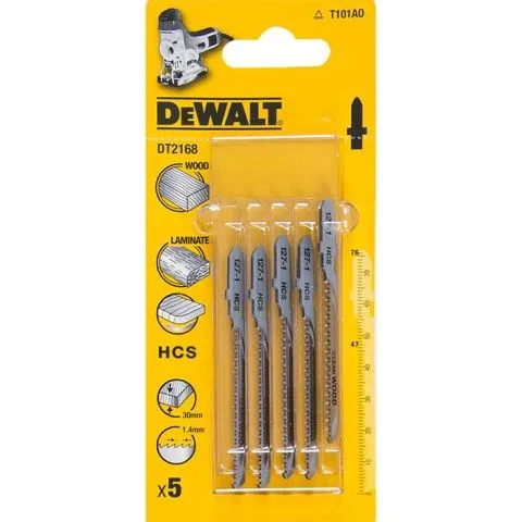 DT2168 Dewalt Sticksågsblad 5-pack Erbjudande